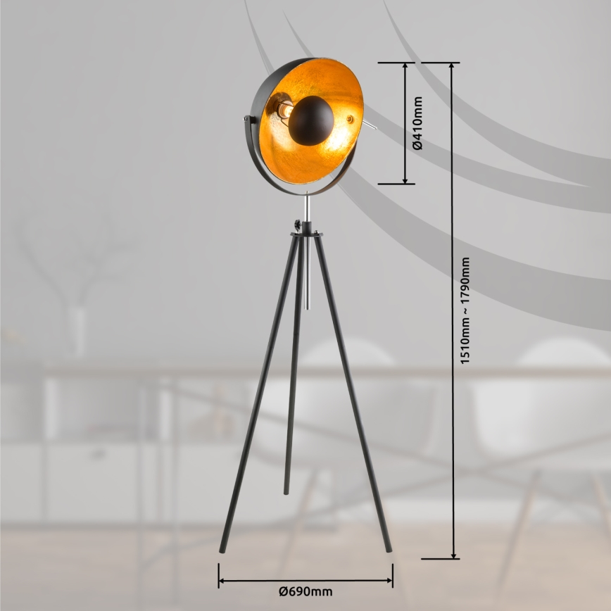 Globo - Stojací lampa 1xE27/60W/230V
