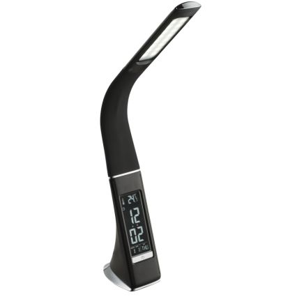 Globo - LED Stmívatelná dotyková stolní lampa s displejem LED/6,5W/230V 3000/4500/5800K černá