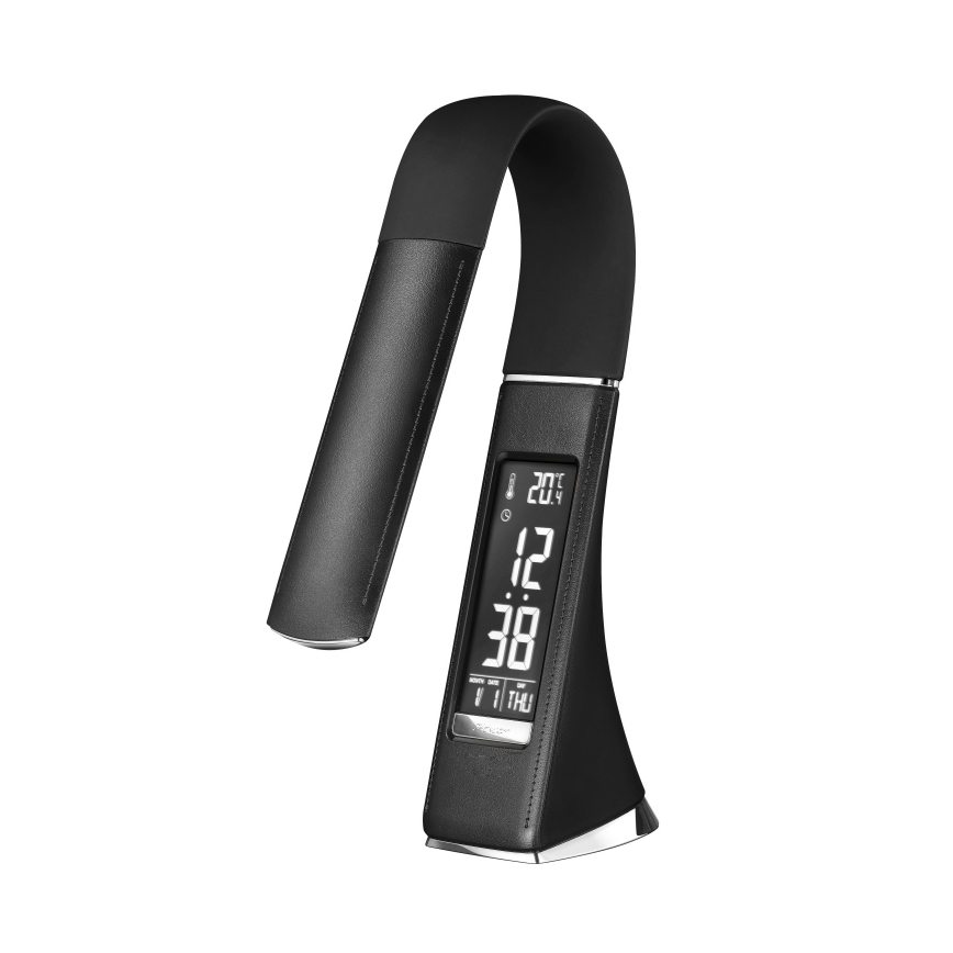 Globo - LED Stmívatelná dotyková stolní lampa s displejem LED/6,5W/230V 3000/4500/5800K černá