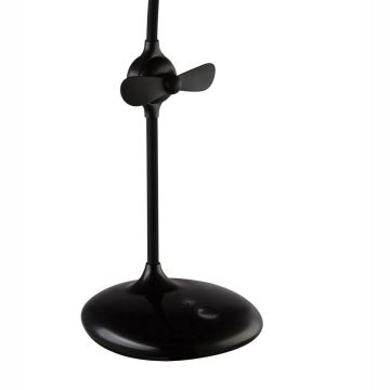 Globo 58347B - LED Stmívatelná stolní lampa s ventilátorem STANNIS 1xLED/3,2W/5V