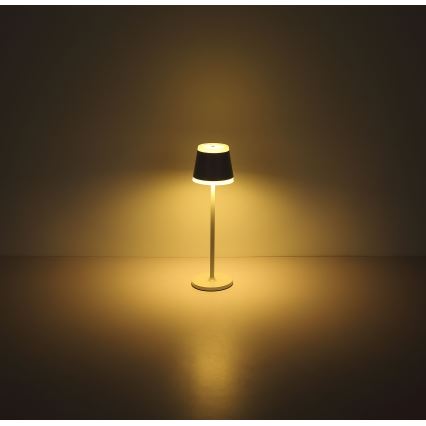 Globo - LED Stmívatelná nabíjecí dotyková stolní lampa LED/4,6W/230V 1800 mAh USB IP54 bílá