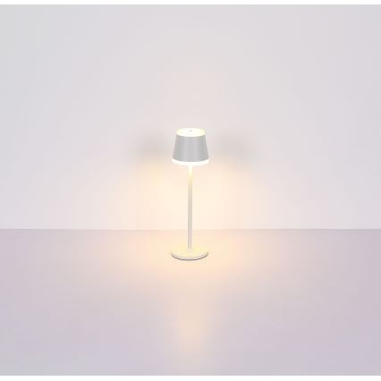 Globo - LED Stmívatelná nabíjecí dotyková stolní lampa LED/4,6W/230V 1800 mAh USB IP54 bílá