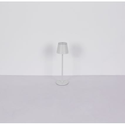 Globo - LED Stmívatelná nabíjecí dotyková stolní lampa LED/4,6W/230V 1800 mAh USB IP54 bílá