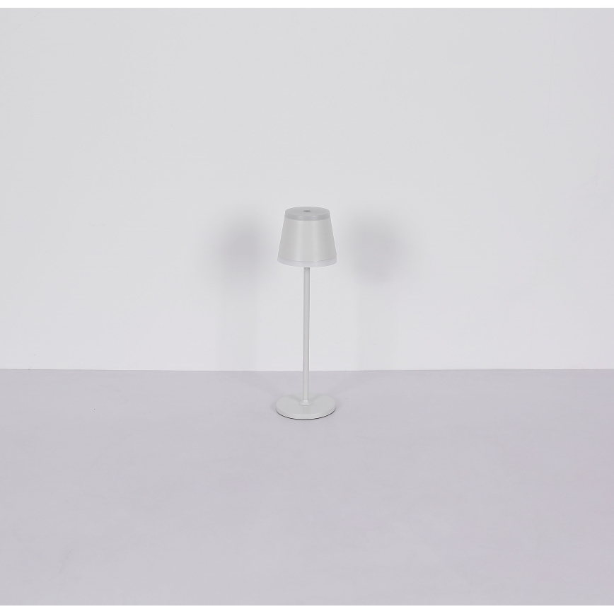 Globo - LED Stmívatelná nabíjecí dotyková stolní lampa LED/4,6W/230V 1800 mAh USB IP54 bílá