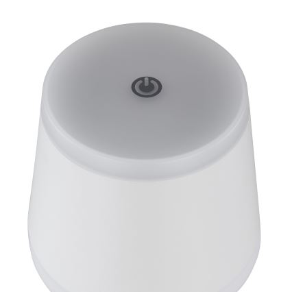 Globo - LED Stmívatelná nabíjecí dotyková stolní lampa LED/4,6W/230V 1800 mAh USB IP54 bílá