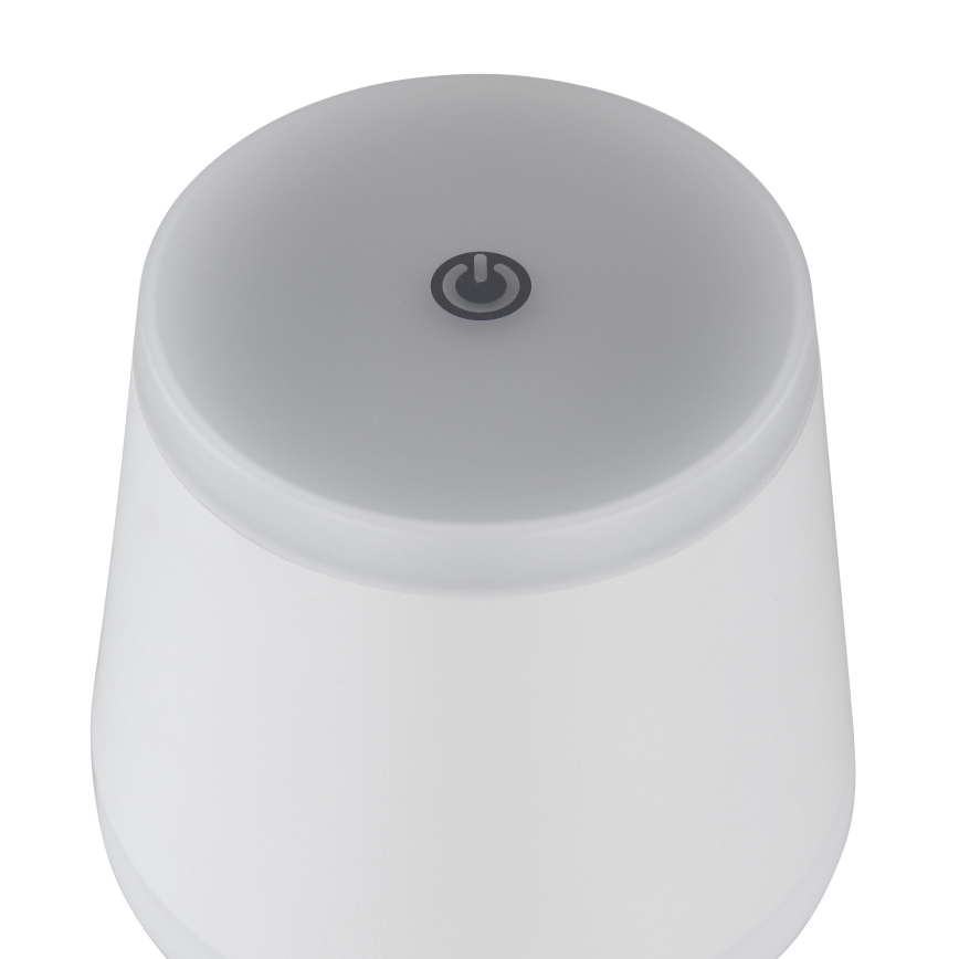 Globo - LED Stmívatelná nabíjecí dotyková stolní lampa LED/4,6W/230V 1800 mAh USB IP54 bílá