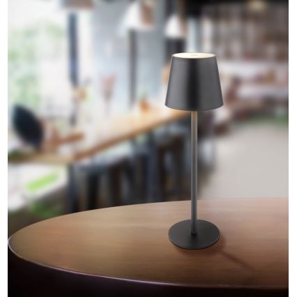 Globo - LED Stmívatelná dotyková venkovní lampa LED/3W/3,7V IP44 1800 mAh USB černá