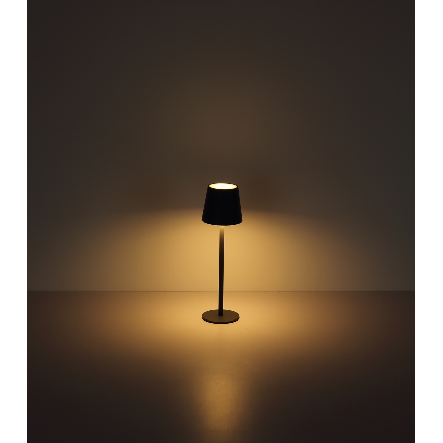 Globo - LED Stmívatelná dotyková venkovní lampa LED/3W/3,7V IP44 1800 mAh USB černá