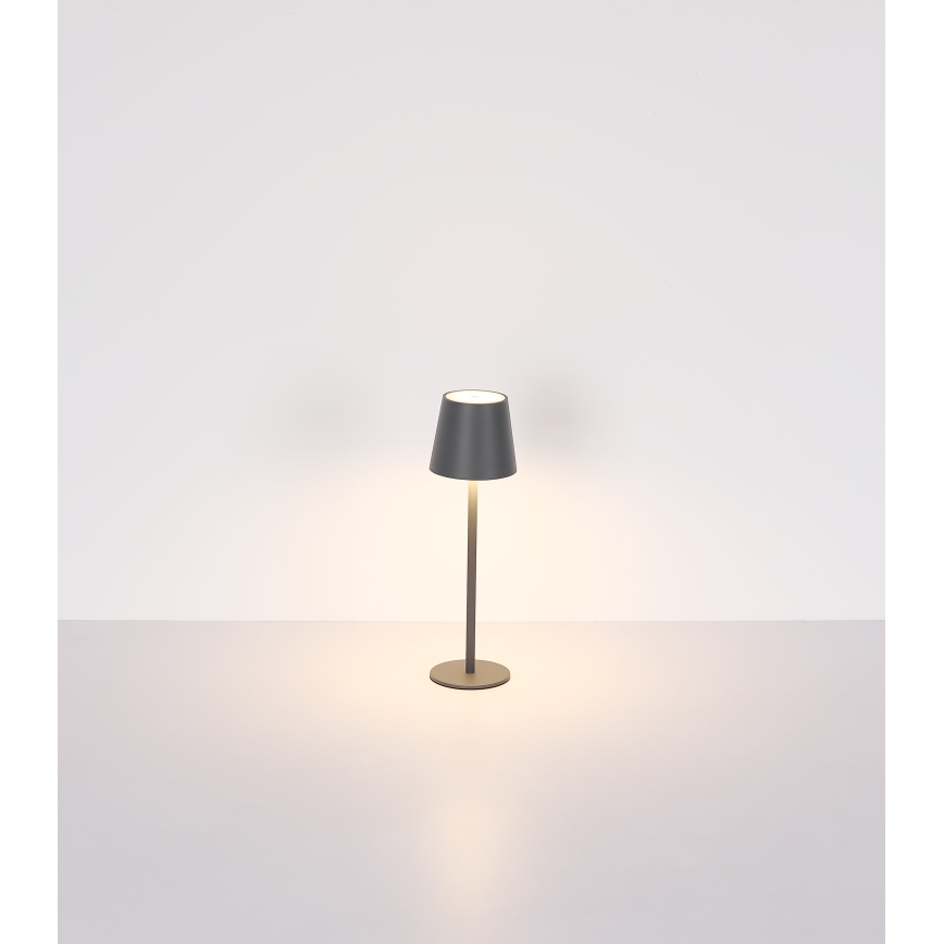Globo - LED Stmívatelná dotyková venkovní lampa LED/3W/3,7V IP44 1800 mAh USB černá