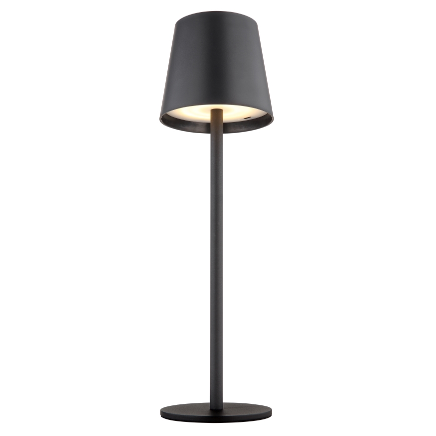 Globo - LED Stmívatelná dotyková venkovní lampa LED/3W/3,7V IP44 1800 mAh USB černá