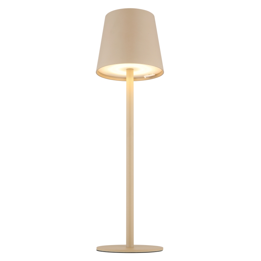 Globo - LED Stmívatelná dotyková venkovní lampa LED/3W/3,7V IP44 1800 mAh USB béžová