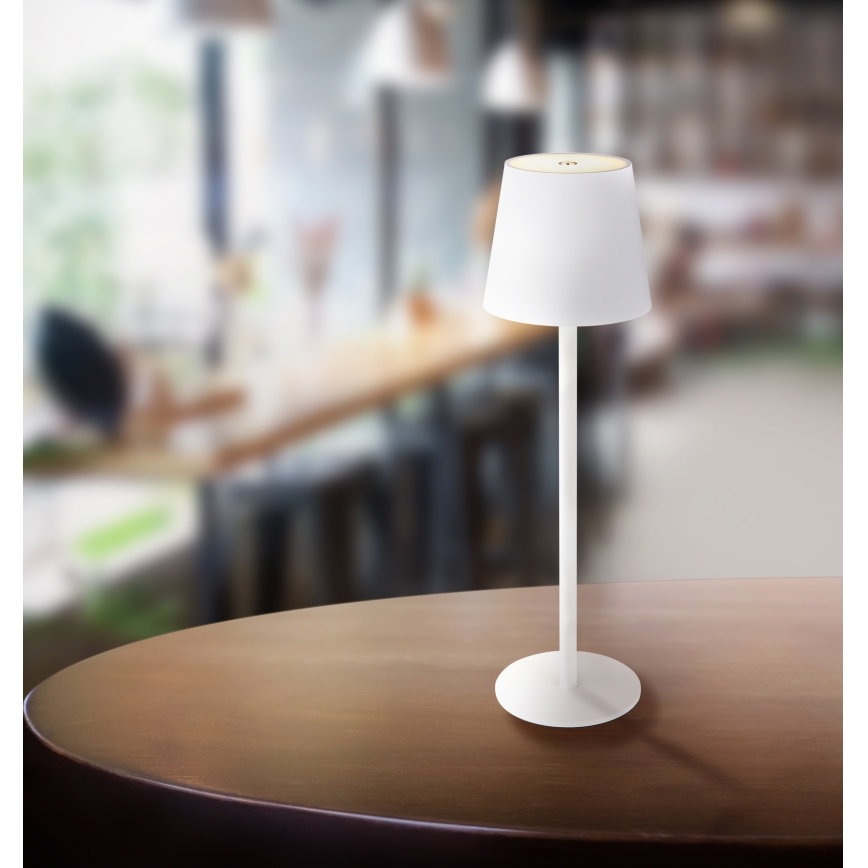 Globo - LED Stmívatelná dotyková venkovní lampa LED/3W/3,7V IP44 1800 mAh USB bílá