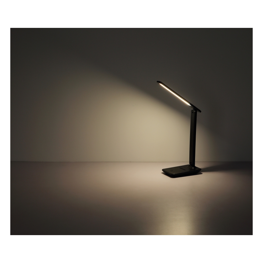 Globo - LED Dotyková stmívatelná nabíjecí stolní lampa LED/5W/5V 2700/4000/6500K 1800 mAh černá