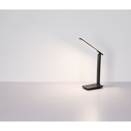 Globo - LED Dotyková stmívatelná nabíjecí stolní lampa LED/5W/5V 2700/4000/6500K 1800 mAh černá