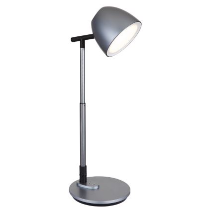Globo - LED Stmívatelná dotyková stolní lampa LED/7,5W/230V 3000K/4000K/6500K šedá