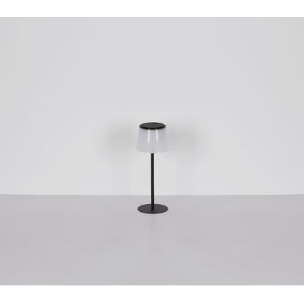 Globo - LED Stmívatelná dotyková venkovní stolní lampa LED/1,8W/5V IP44 1800 mAh černá/bílá