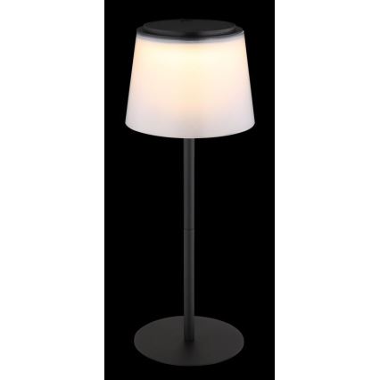 Globo - LED Stmívatelná dotyková venkovní stolní lampa LED/1,8W/5V IP44 1800 mAh černá/bílá