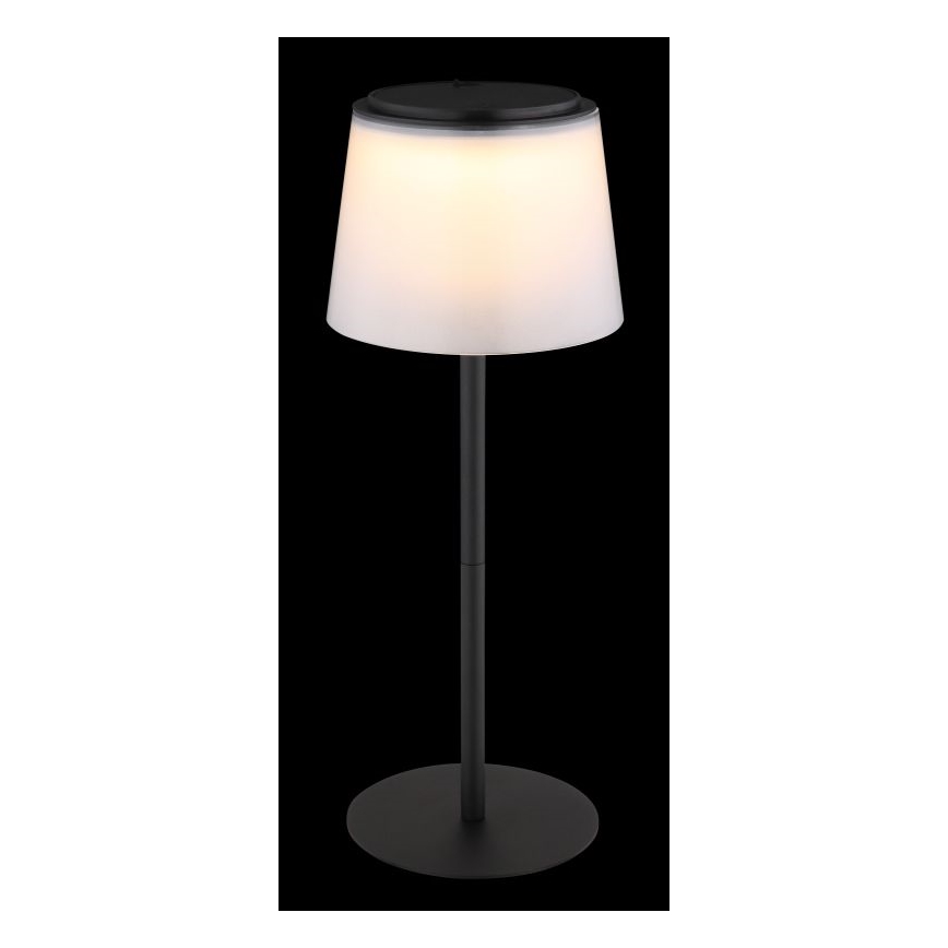 Globo - LED Stmívatelná dotyková venkovní stolní lampa LED/1,8W/5V IP44 1800 mAh černá/bílá