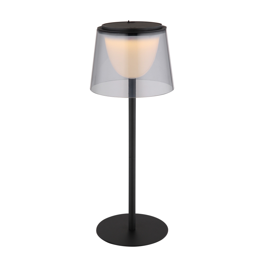 Globo - LED Stmívatelná dotyková venkovní stolní lampa LED/1,8W/5V IP44 1800 mAh černá/kouřová