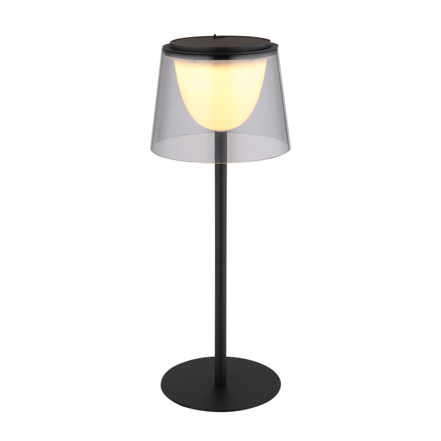 Globo - LED Stmívatelná dotyková venkovní stolní lampa LED/1,8W/5V IP44 1800 mAh černá/kouřová