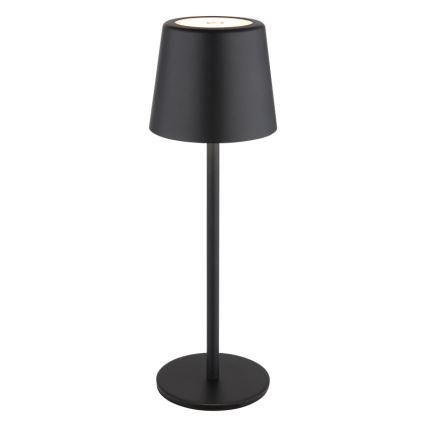 Globo - LED Stmívatelná venkovní dotyková stolní lampa LED/2W/5V 3000/4000/6000K 2200 mAh IP44 černá