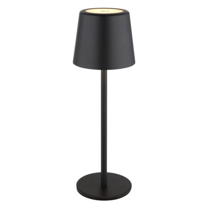 Globo - LED Stmívatelná venkovní dotyková stolní lampa LED/2W/5V 3000/4000/6000K 2200 mAh IP44 černá
