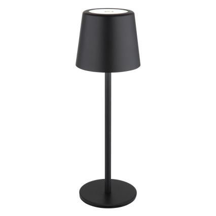 Globo - LED Stmívatelná venkovní dotyková stolní lampa LED/2W/5V 3000/4000/6000K 2200 mAh IP44 černá