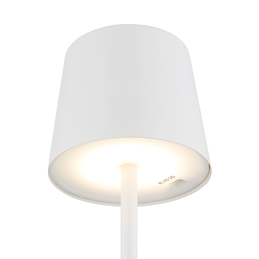 Globo - LED Stmívatelná venkovní dotyková stolní lampa LED/2W/5V 3000/4000/6000K 2200 mAh IP44 bílá