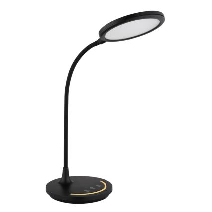 Globo - LED Stmívatelná flexibilní dotyková stolní lampa LED/12W/230V 3000/4000/6500K CRI 90 černá
