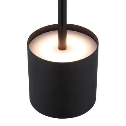 Globo - LED Stmívatelná dotyková nabíjecí stolní lampa LED/1,5W/5V 2200 mAh černá