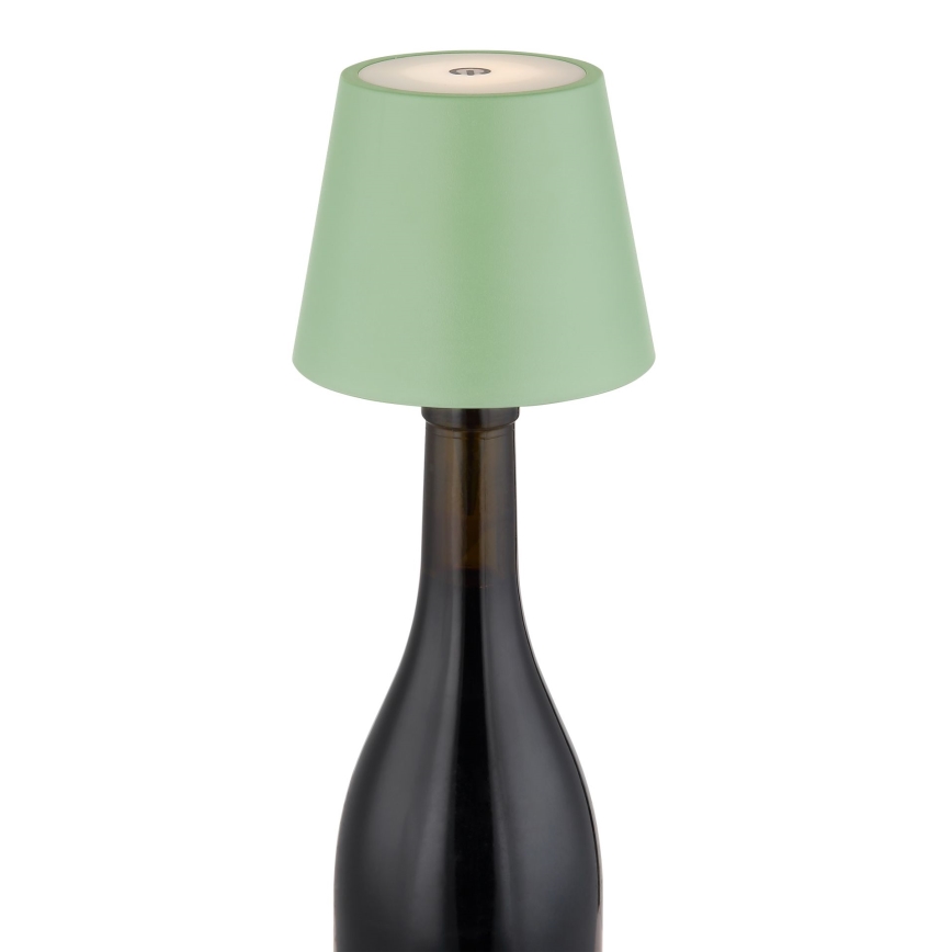 Globo - LED Stmívatelná dotyková nabíjecí venkovní stolní lampa 3v1 LED/3W/5V 3000/4000/5000K IP54 1800 mAh zelená