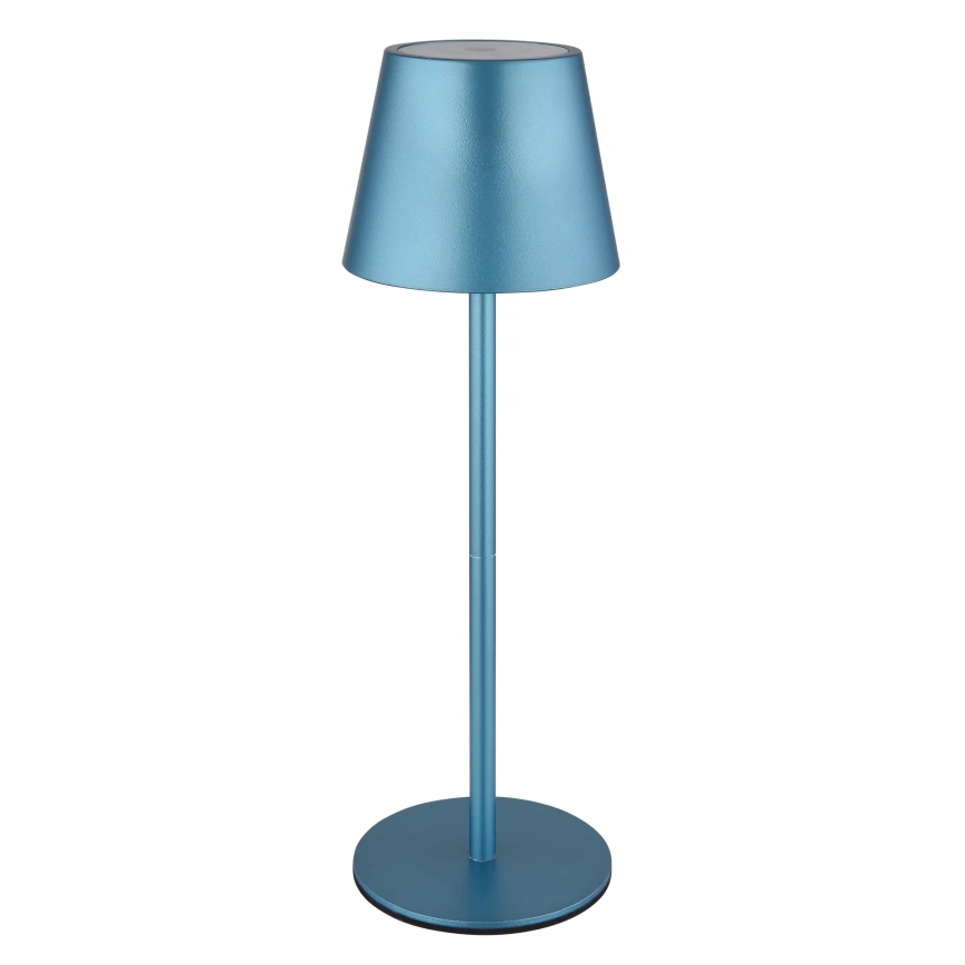 Globo - LED Stmívatelná dotyková nabíjecí venkovní stolní lampa 3v1 LED/3W/5V 3000/4000/5000K IP54 1800 mAh modrá