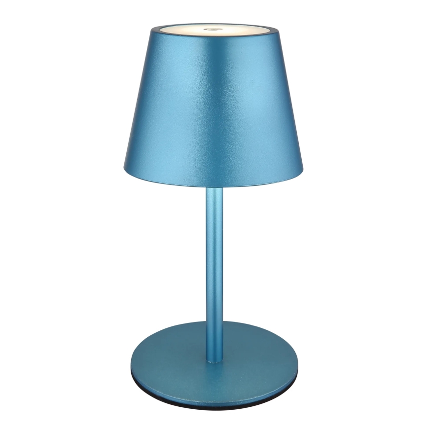 Globo - LED Stmívatelná dotyková nabíjecí venkovní stolní lampa 3v1 LED/3W/5V 3000/4000/5000K IP54 1800 mAh modrá