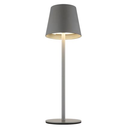 Globo - LED Stmívatelná dotyková nabíjecí venkovní stolní lampa 3v1 LED/3W/5V 3000/4000/5000K IP54 1800 mAh šedá