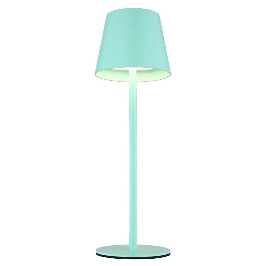 Globo - LED Stmívatelná dotyková nabíjecí venkovní stolní lampa 3v1 LED/3W/5V 3000/4000/5000K IP54 1800 mAh mátově zelená
