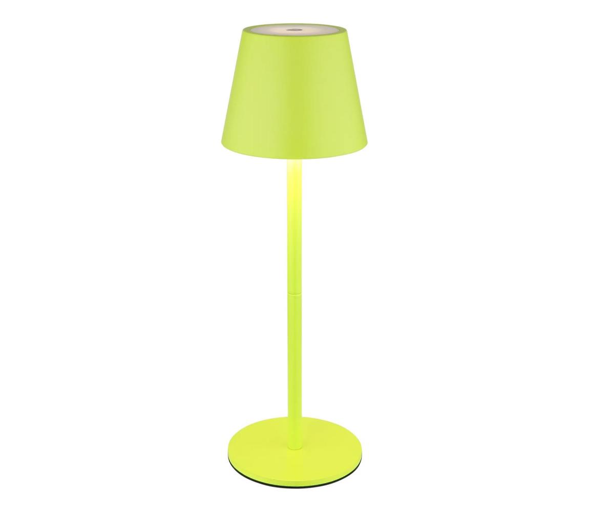 Globo 58488NG-LED Stm dot nab ven stolní lampa VANNIE 3W/5V IP54 1800mAh zelená 58488NG