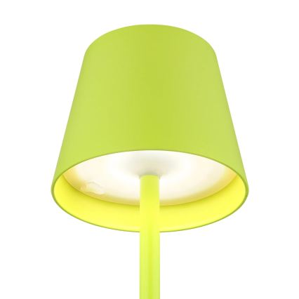 Globo - LED Stmívatelná dotyková nabíjecí venkovní stolní lampa 3v1 LED/3W/5V 3000/4000/5000K IP54 1800 mAh zelená