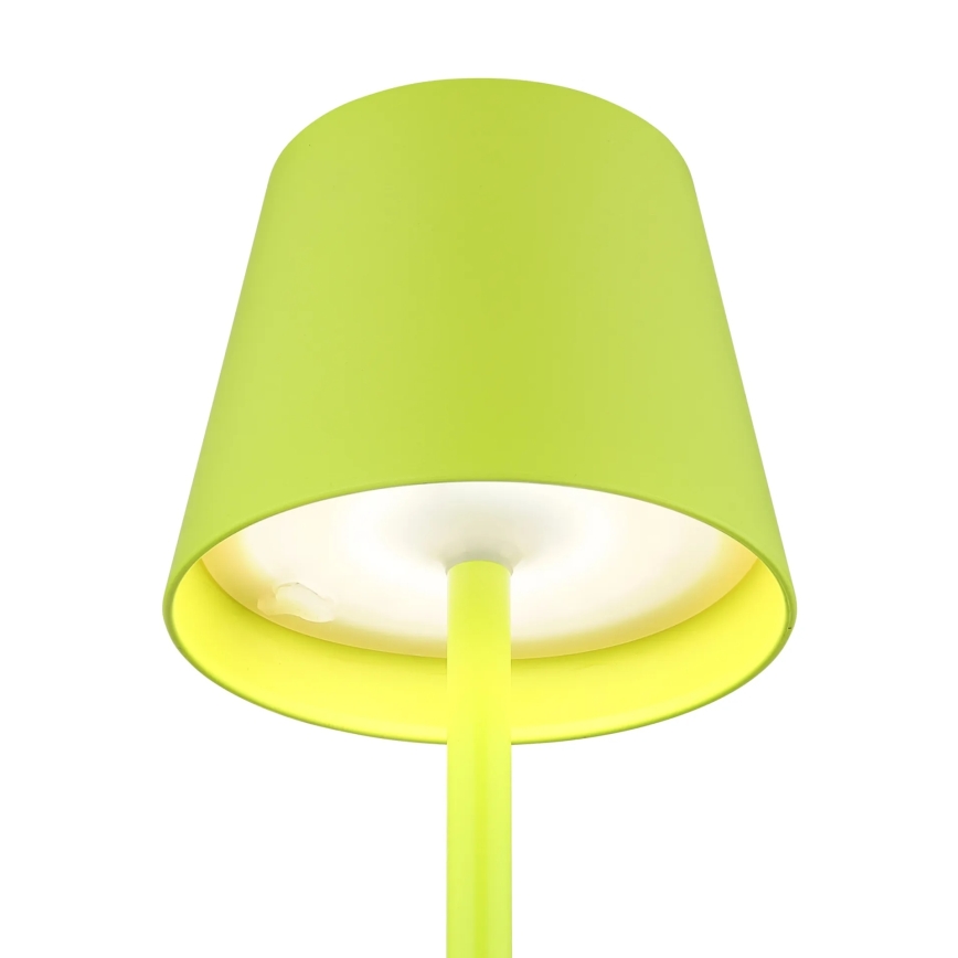 Globo - LED Stmívatelná dotyková nabíjecí venkovní stolní lampa 3v1 LED/3W/5V 3000/4000/5000K IP54 1800 mAh zelená