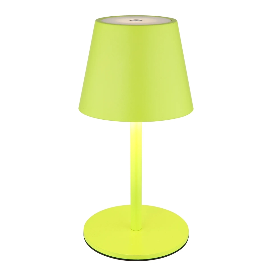 Globo - LED Stmívatelná dotyková nabíjecí venkovní stolní lampa 3v1 LED/3W/5V 3000/4000/5000K IP54 1800 mAh zelená