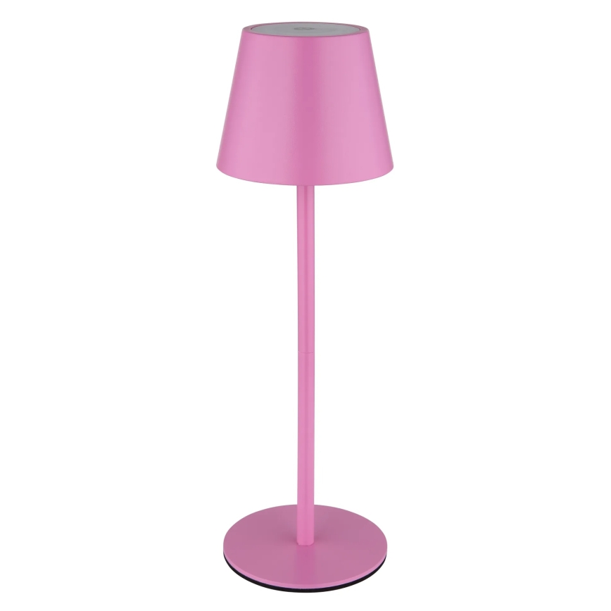 Globo - LED Stmívatelná dotyková nabíjecí venkovní stolní lampa 3v1 LED/3W/5V 3000/4000/5000K IP54 1800 mAh růžová