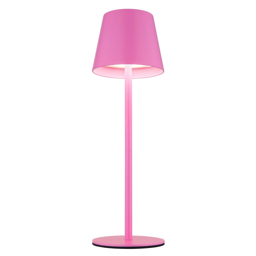 Globo - LED Stmívatelná dotyková nabíjecí venkovní stolní lampa 3v1 LED/3W/5V 3000/4000/5000K IP54 1800 mAh růžová
