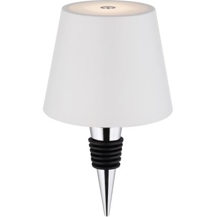 Globo - LED Stmívatelná dotyková nabíjecí venkovní stolní lampa 3v1 LED/3W/5V 3000/4000/5000K IP54 1800 mAh bílá