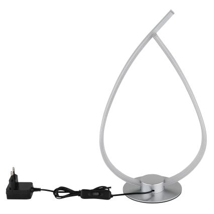 Globo - LED Stolní lampa LED/6W/230V stříbrná