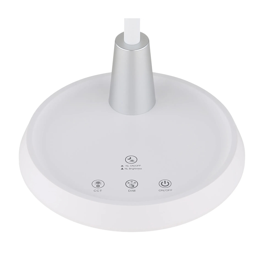 Globo - LED Stmívatelná dotyková stolní lampa LED/12W/230V 3000/4000/6500K bílá
