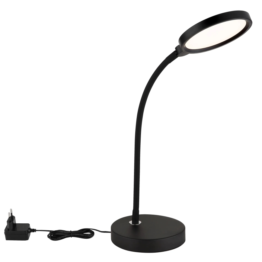 Globo - LED Stmívatelná dotyková stolní lampa LED/8W/230V 2700K/4000K/6500K černá