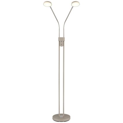 Globo - LED Stmívatelná stojací lampa 2xLED/6,5W/230V 2700/3350/4000K béžová