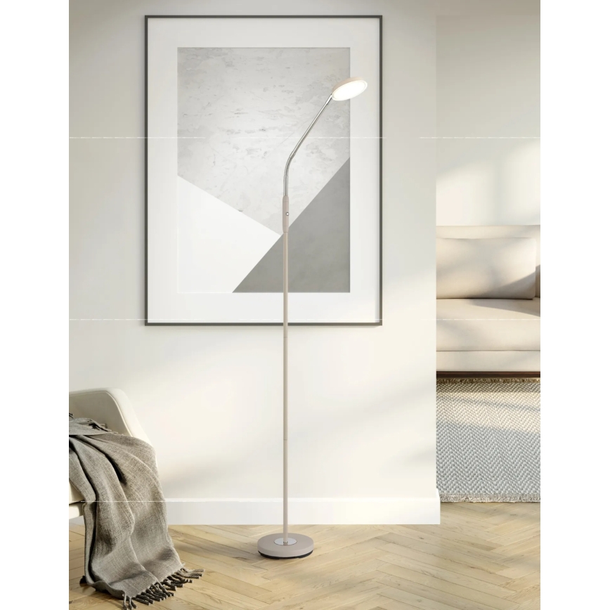 Globo - LED Stmívatelná dotyková stojací lampa LED/6,5W/230V 2700/3350/4000K béžová