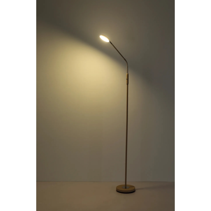 Globo - LED Stmívatelná dotyková stojací lampa LED/6,5W/230V 2700/3350/4000K béžová