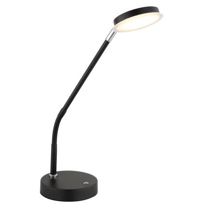 Globo - LED Stmívatelná dotyková stolní lampa LED/6,5W/230V 2700/3350/4000K černá