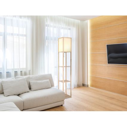 Globo - Stojací lampa 1xE27/60W/230V béžová